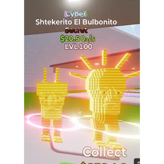 SHTEKERITO EL BULBONITO CYBER -GO UP FOR BRAINROT