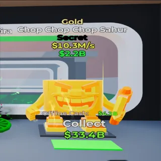 Chop Chop Chop Sahur GOLD - fortnite steal the brainrot