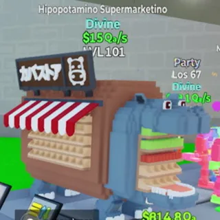 Hipopotamino Supermarketino - GO UP FOR BRAINROTS