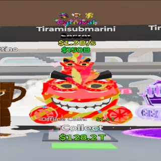 Tiramisubmarini Carnival 3 Traits -fortnite steal the brainrot