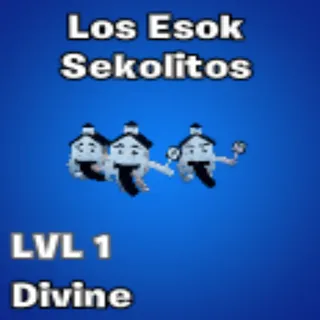 Los Esok Sekolitos black & white  - go up for brainrots