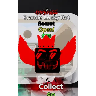 GRANDE LUCKY ROT DARKNESS  -fortnite steal the brainrot