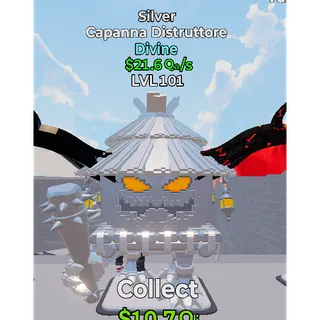 Capanna Distruttore silver - GO UP FOR BRAINROTS