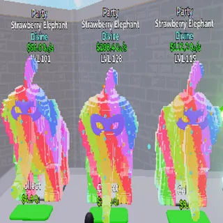 Strawberry Elephant Party bundle X3 - GO UP FOR BRAINROTS