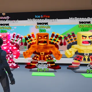 McPenne Dougal ICE & FIRE - fortnite steal the brainrot