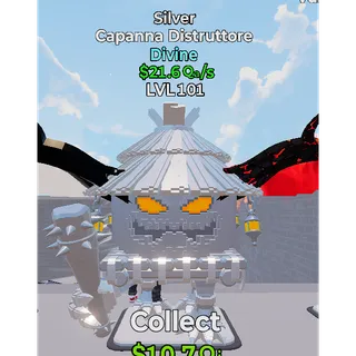 Capanna Distruttore silver - GO UP FOR BRAINROTS