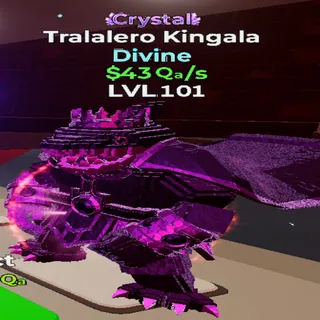 Tralalero Kingala Crystal 0,5 NEW BRAINROT - GO UP FOR BRAINROTS