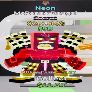 McPenne Dougal Neon 1 TRAIT - STEAL THE BRAINROT