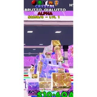 Brutto Gialutto crystal 5 traits - KICK A LUCKY ROT