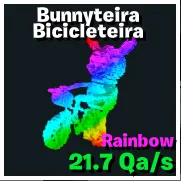 bunnyteira bicicleteira RAINBOW - GO UP FOR BRAINROTS