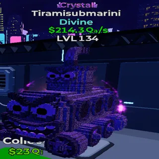 Tiramisubmarini Crystal - GO UP FOR BRAINROT