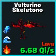 Lava Vulturino Skeletono 3 TRAITS 6.68Qi/s - GO UP FOR BRAINROTS