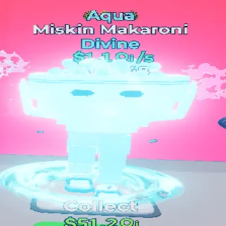 Aqua Miskin Makaroni - GO UP FOR BRAINROTS