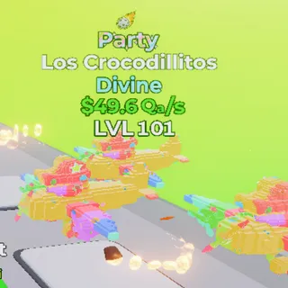 Los Crocodillitos Party 1 TRAIT - GO UP FOR BRAINROTS