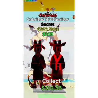 Cabritos Brotheritos DARKNESS 3 TRAITS 922.5m/s -fortnite steal the brainrot