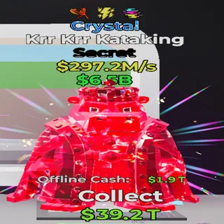 Krr Krr Kataking Crystal 3 TRAITS- STEAL THE BRAINROT