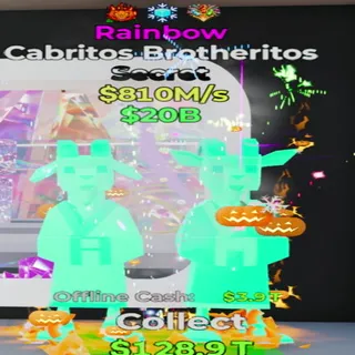 Cabritos Brotheritos Rainbow 3 TRAITS  - fortnite steal the brainrot