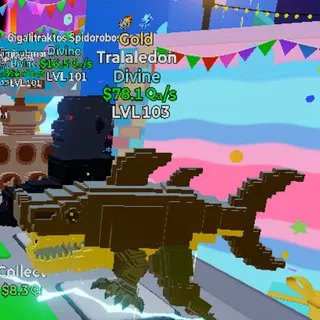 Tralaledon Gold 2 traits - GO UP FOR BRAINROT