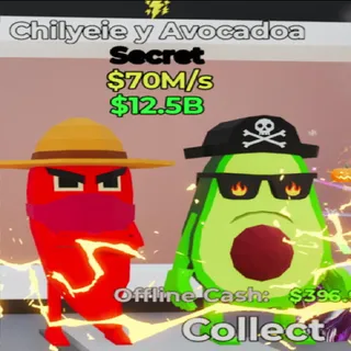 Chilyeie y avocadoa - STEAL THE BRAINROT