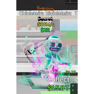 CHICLETEIRA BICICLETEIRA HALLOWEEN ULTRA RARE -fortnite steal the brainrot -fortnite steal the brainrot