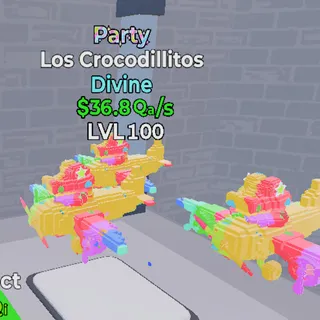 Los Crocodillitos Party - GO UP FOR BRAINROTS