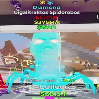 GIGALITRAKTOS SPIDOROBOS DIAMOND 2 TRAITS - fortnite steal the brainrot