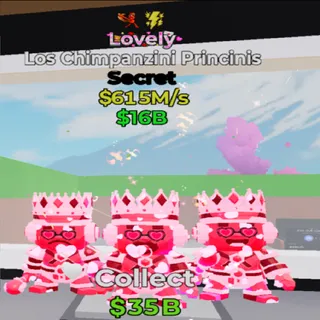 Los Chimpanzini Princinis LOVELY 2 TRAITS  - fortnite steal the brainrot