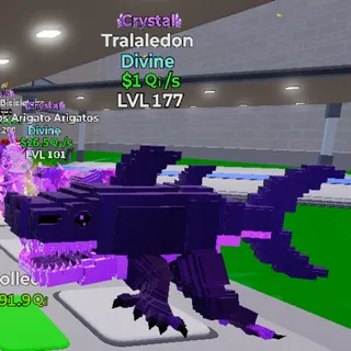 Crystal tralaledon 1 Qi/s - GO UP FOR BRAINROTS