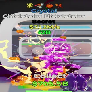 Chicleteira Bicicleteira Crystal 4 TRAITS - fortnite steal the brainrot