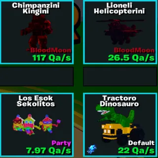 X4 brainrots bundle - GO UP FOR BRAINROTS
