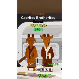 CABRITOS BROTHERITOS CHOCOLATE -fortnite steal the brainrot