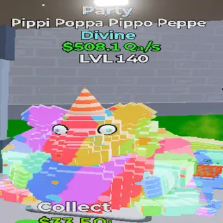 Party Pippi Poppa Pippo Peppe - GO UP FOR BRAINROTS