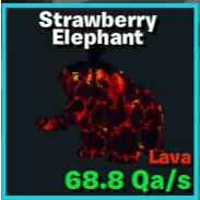 Lava Strawberry Elephant - GO UP FOR BRAINROTS