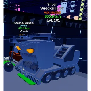 Wreckzilla 67 SILVER - GO UP FOR BRAINROTS