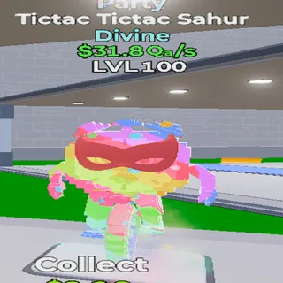 Tictac Tictac Sahur Party- GO UP FOR BRAINROTS