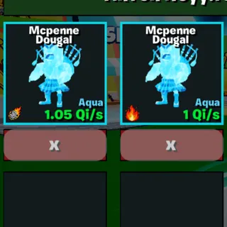 Bundle Aqua McPenne Dougal 2.05 Qi/s - GO UP FOR BRAINROTS