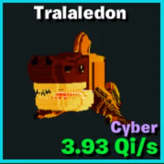 Cyber Tralaledon 3.93 Qi/s LVL 200 - GO UP FOR BRAINROTS