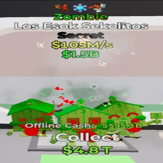 Los Esok Sekolitos Zombie 3 TRAITS - STEAL THE BRAINROT