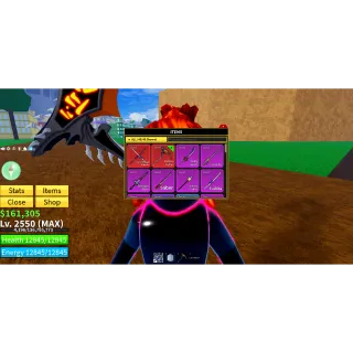 LVL 2550 CDK GODHUMAN- BLOX FRUItS