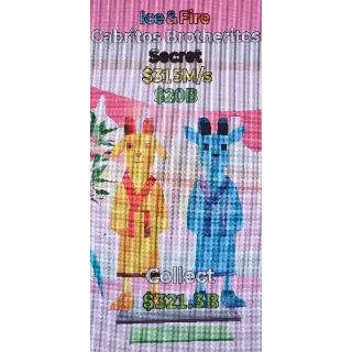 Ice & Fire Cabritos Brotheritos - Fortnite Steal the Brainrot 