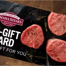 $100.00 USD OMAHA STEAKS gift card