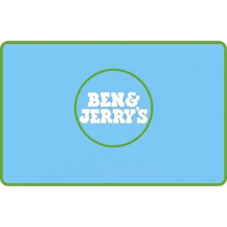 $100.00 USD Ben & Jerry's gift card (benjerry.com)