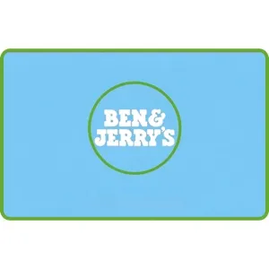 $100.00 USD Ben & Jerry's gift card (benjerry.com)