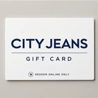$150.00 CITY JEANS gift card (cityjeans.com)