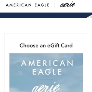 $150.00 USD American Eagle Gift Card (Ae.com)