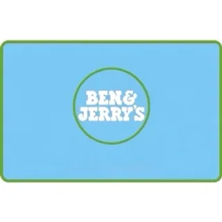 $100.00 USD Ben & Jerry's gift card (benjerry.com)