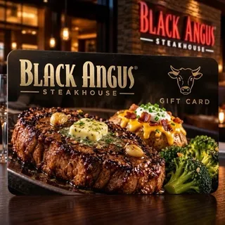 $35.00 Black Angus gift card