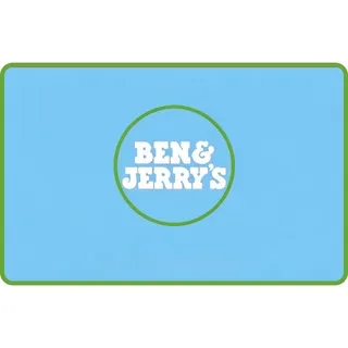 $100.00 USD Ben & Jerry's gift card (benjerry.com)