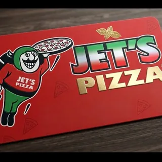 $50.00 USD Jet’s Pizza ( jetspizza. com)