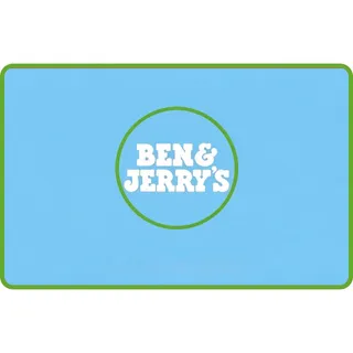 $20.00 USD Ben & Jerry's gift card (benjerry.com)